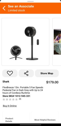 Shark FlexBreeze High Velocity Fan