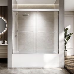 Sliding Bathtub Shower Door 