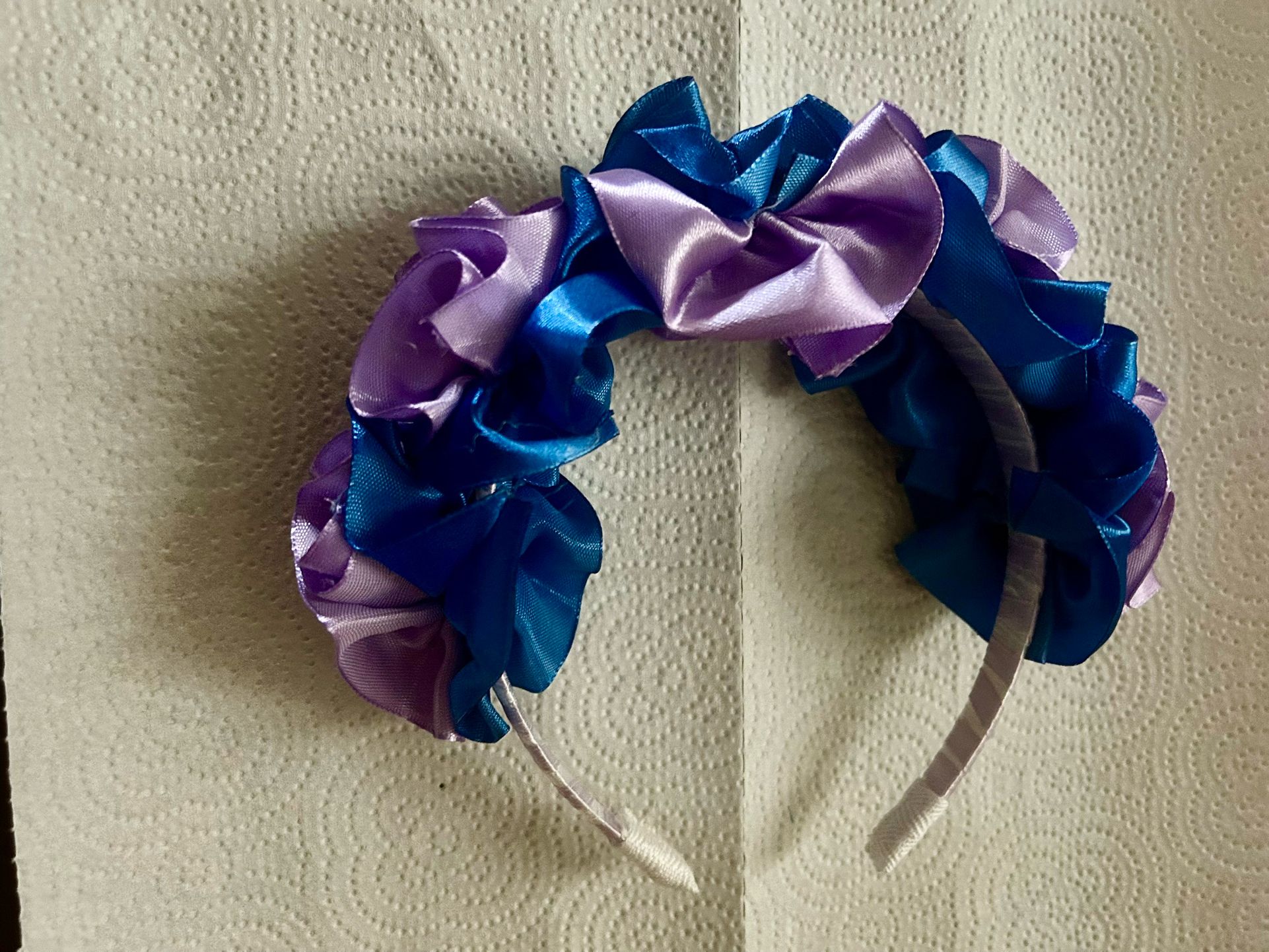 Diadema Artesanales Flores De Satin