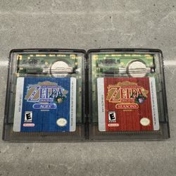 Legend Of Zelda Oracle Of Ages And Oracle Of Seasons For Game Boy Color