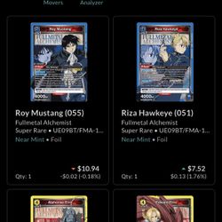 Union Arena Full Metal Alchemist