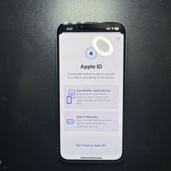 AT&T iPhone 14 blue 128gbs