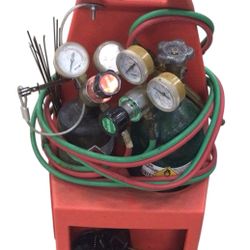 Welding Oxygen/Acetalyne.
