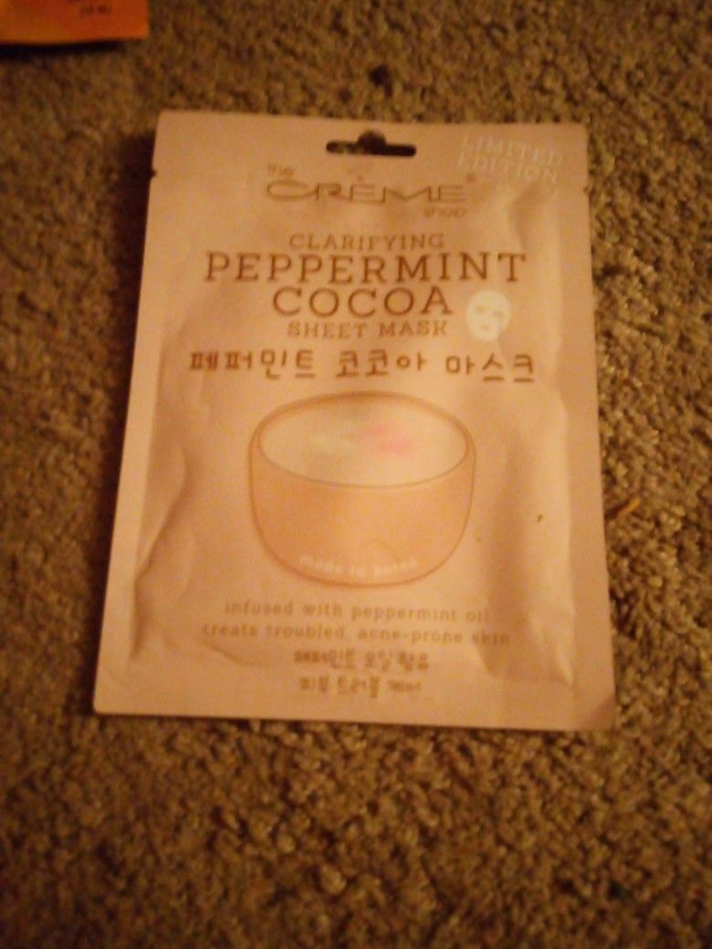 Peppermint Cocoa Face Mask