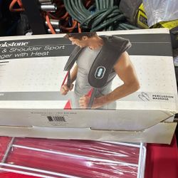 Brookstone Neck And Shoulder Sport Massager With Heat