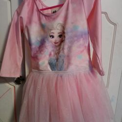Girl Ballet Frozen Leotard 4-6Y