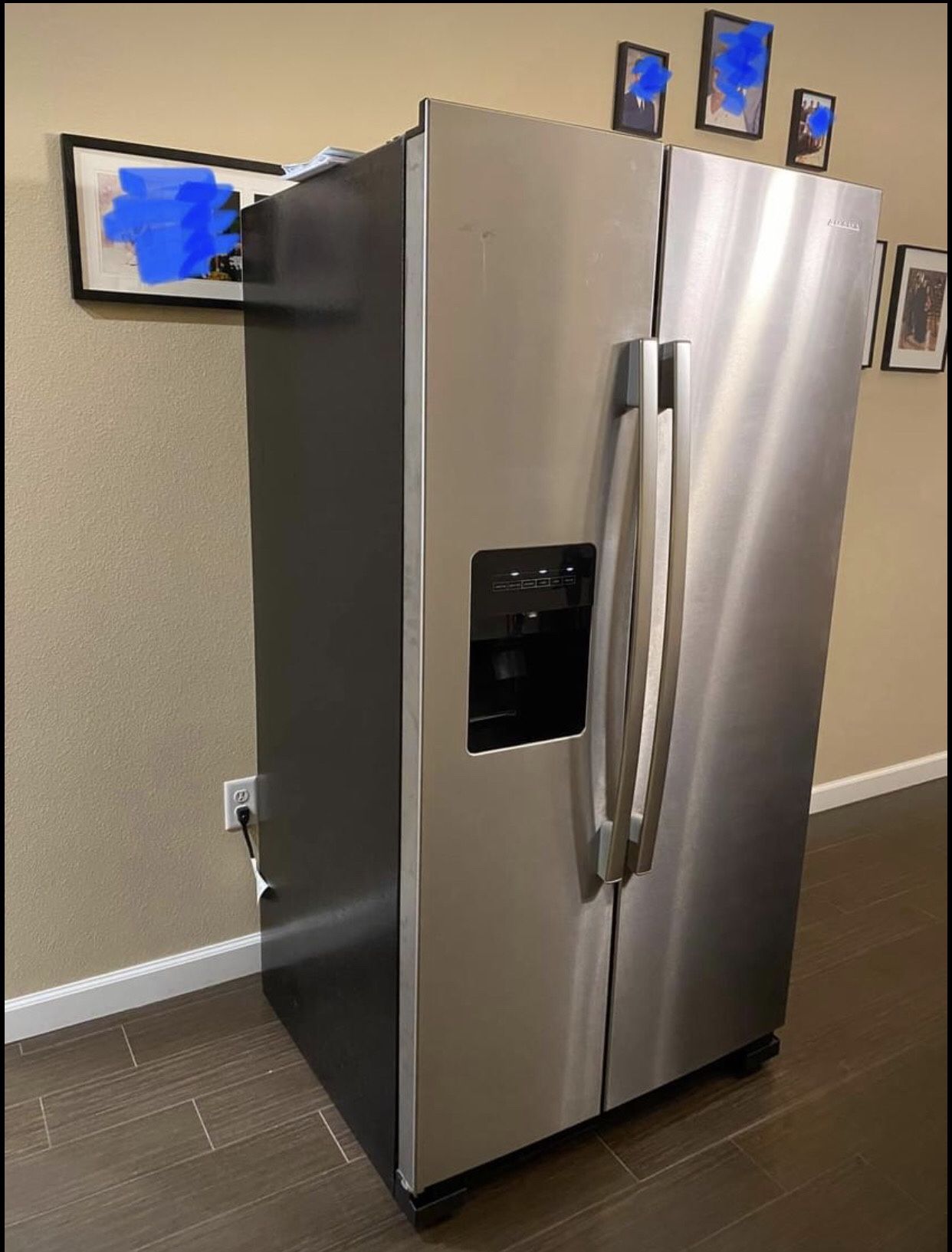 Stainless Steel Stove+  Refrigerator