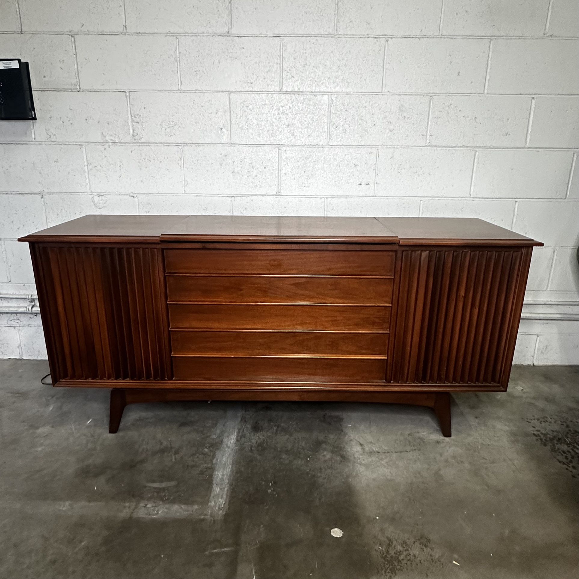 Admiral Stereo Console and Record Player- 1960s Authentic Vintage