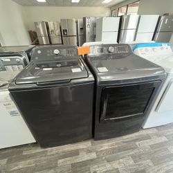Open Box GE WASHER W/ ELECTRIC DRYER Including One Year Warranty
