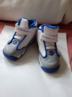 Nike Air Jordan Pro Strong White Royal Blue Toddlers