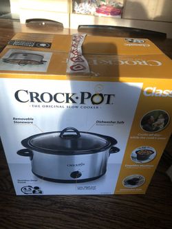 Crock-Pot Large 8 Quart Oval Manual Slow Cooker, Stainless Steel for Sale  in Chula Vista, CA - OfferUp