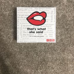 That’s What She Said Game 