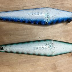2 Salas PDQ Heavy Jigs With Heavy Duty Single Hooks. 