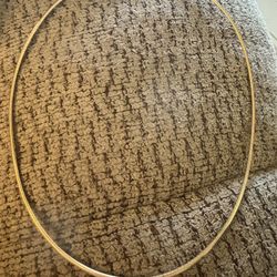 Vintage Milros 14k Gold Necklace. 17” Collar Length. 1mm Width. 14grams Gold