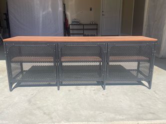 Metal TV stand