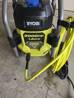 ryobi pressure 2000 psl eletric