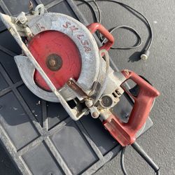 Skilsaw HD77M 7-1/4" Worm Drive Circular Saw. This saw is designed for heavy-duty use and is a popular choice for construction professionals.  