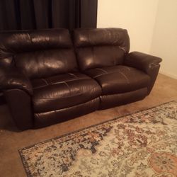 Reclineable Couch Leather