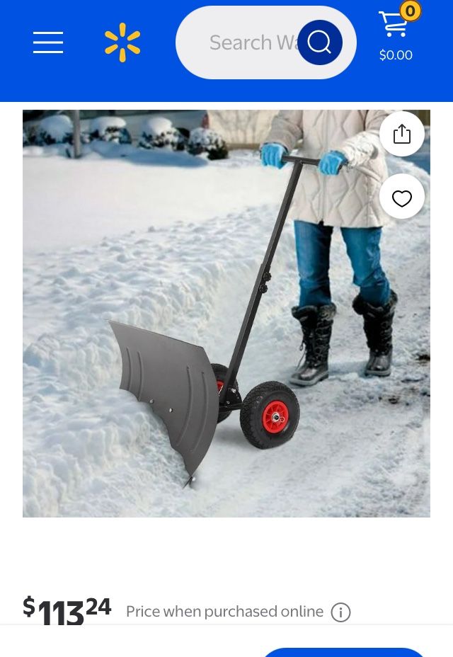 Manual Snow Plow
