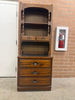 Bookcase with drawers