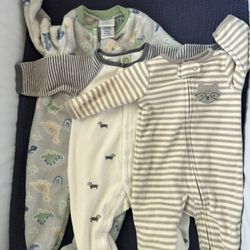 0-3 Month Baby Boy Pajamas