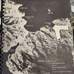 Early 1960's "Master Plan For Santa Catalina Island" - USC  Marine Science