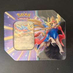 SEALED Pokemon Zacian ex Slashing Legends Tin - 5 Booster Packs!