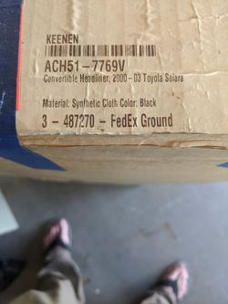 2000-2003 Toyota Soiara Convertible Headliner