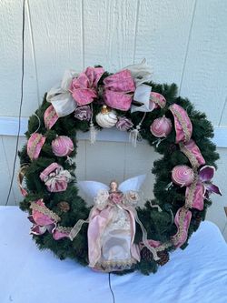 Christmas crown with Angel lights in Menifee ca.