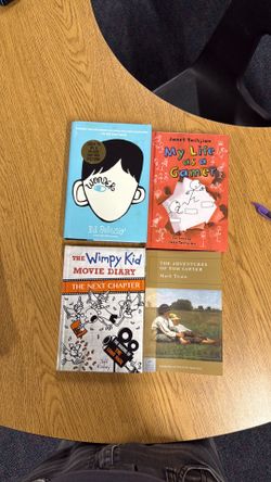 Wonder, diary of a Wimpy kid, my life as a gamer