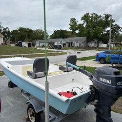 15 foot TriHaul w/ Yamaha 40HP (trailer Included) 