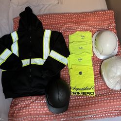 Jacket Reflects Hard Hat Shirt Long Sleve