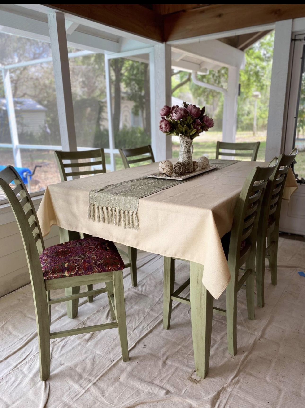 Refurbished Dinning Table