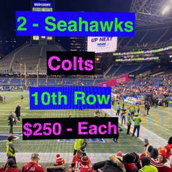 Seahawks Colts Tickets