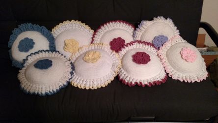 Hand Crocheted pillows