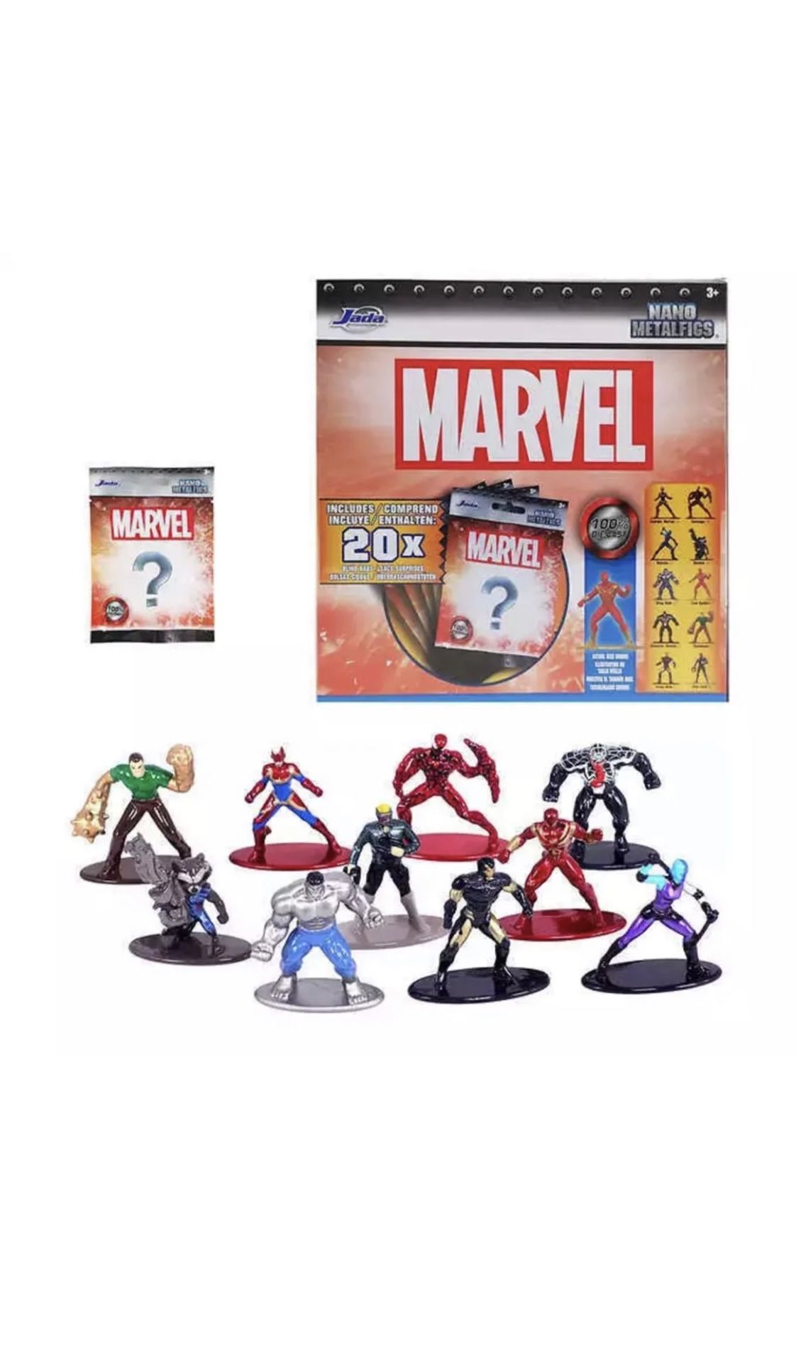 Marvel Nano Metalfigs Bags Die-Cast