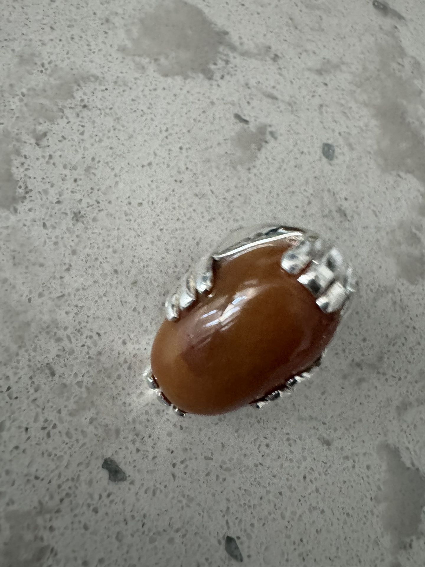 Traditional Sliver Ring Aqeeq pure silver