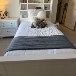 Twin Bed And Nightstand 