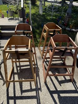 Restaurant High Chairs (4)
