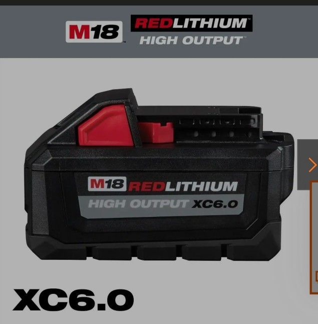 Milwaukee M18 6.0 Battery 