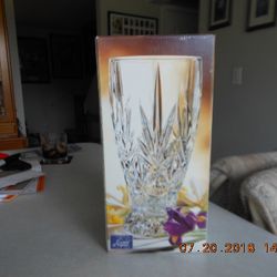 Cristal d’Arques 24% Leaded Crystal Vase - Heather Pattern
