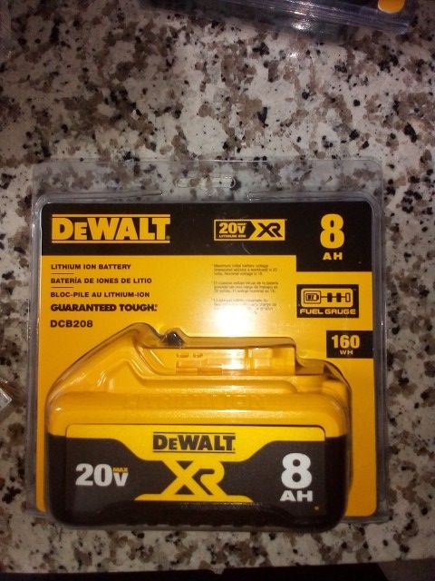 DeWalt 8ah