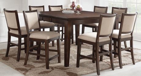 Pulaski 9 piece counter height dining set New In Box Table 8 chairs for Sale in Brentwood CA OfferUp