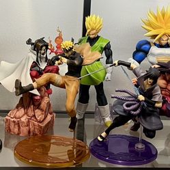 Naruto, Dragon Ball Anime Figure Lot Selling Cheap! Pm Me Your Offers!