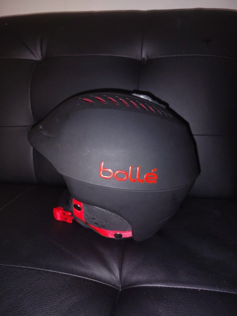 Bollé Hybrid In Mold Carbon Helmet Black Red Small