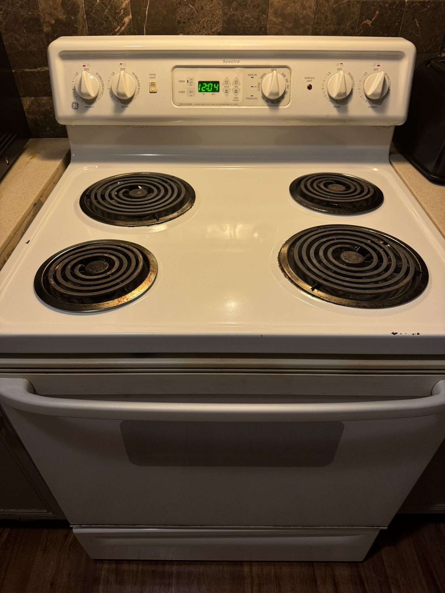 Electric Stove And Range Hood