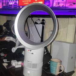 Dyson Cool Air Multiplier AM06 Table Fan 10 Inches White NO REMOTE! Tested Works