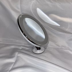 LED lighted Suction Cup Vanity Mirror