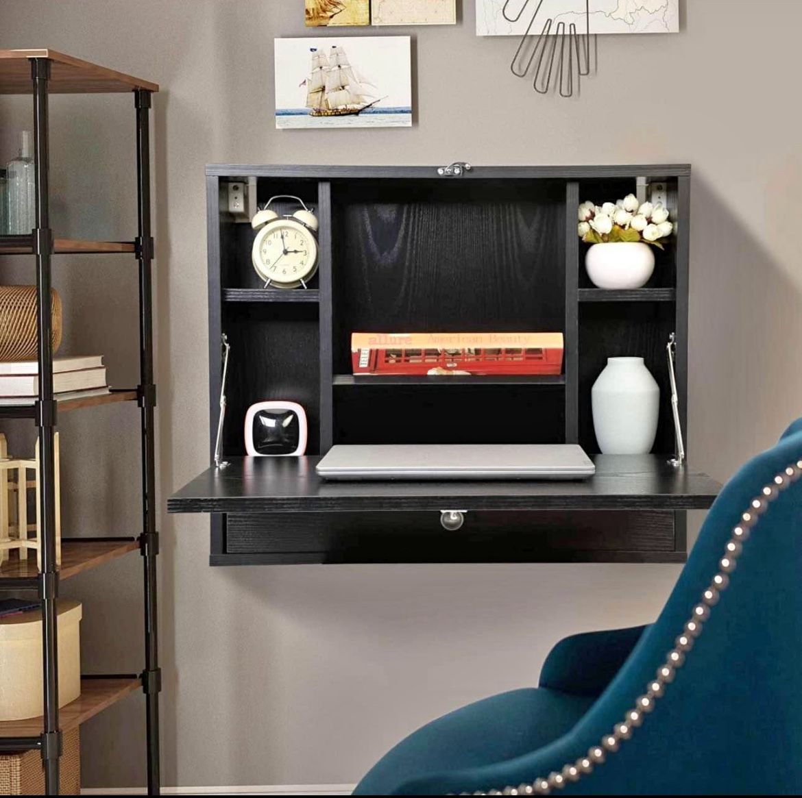 Floating Wall Mounted Desk/ Vanity