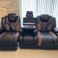 Leather Couch (Read Description)
